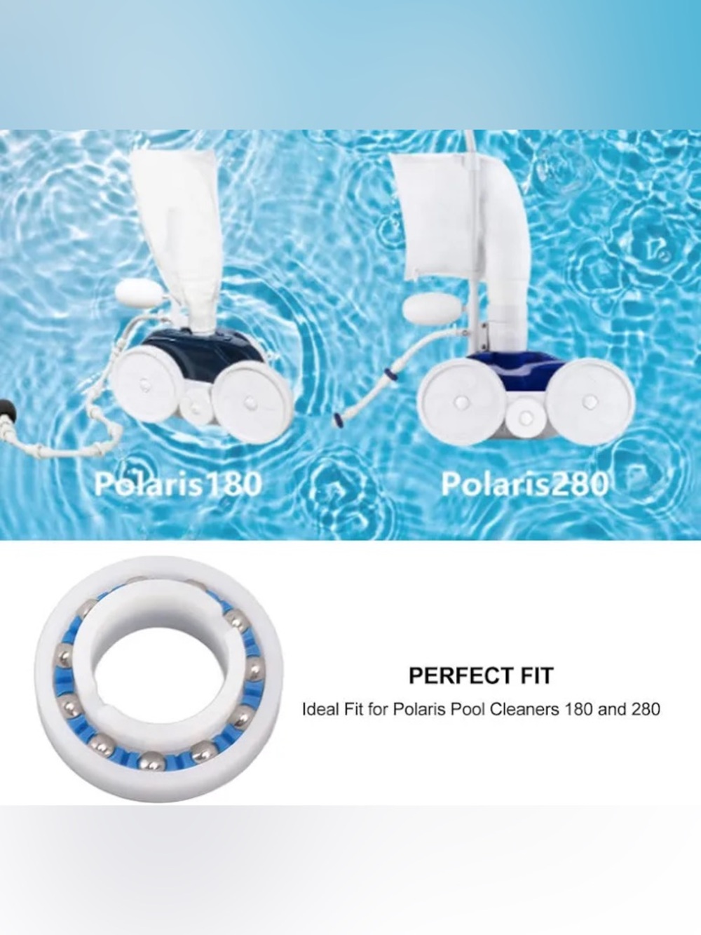 Pool Cleaning Robot Parts Wheel Bearing for Polaris Automatic Pool Cleaner - 8 - Picture 4 of 16